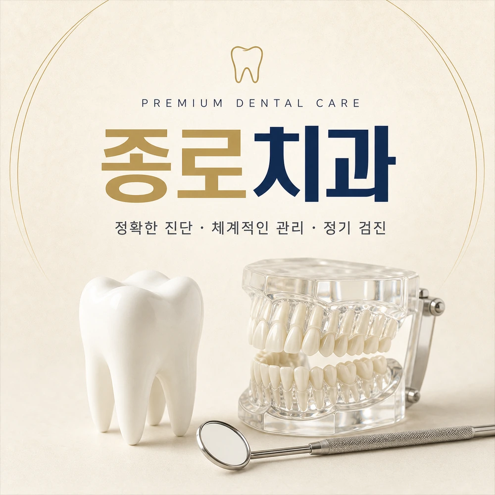 종로치과 구강검진과 진료 계획 상담